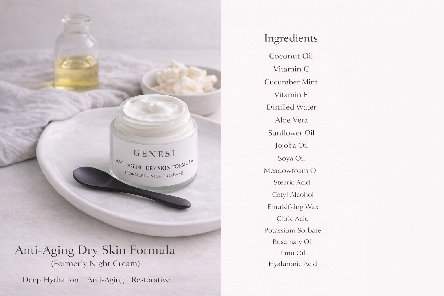 Anti-Aging Dry Skin Formula (formerly Night Cream)